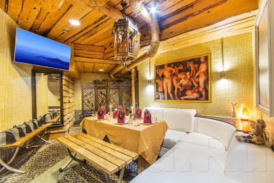 Царь-баня на дровах на Арбате