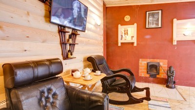 Русская баня на дровах