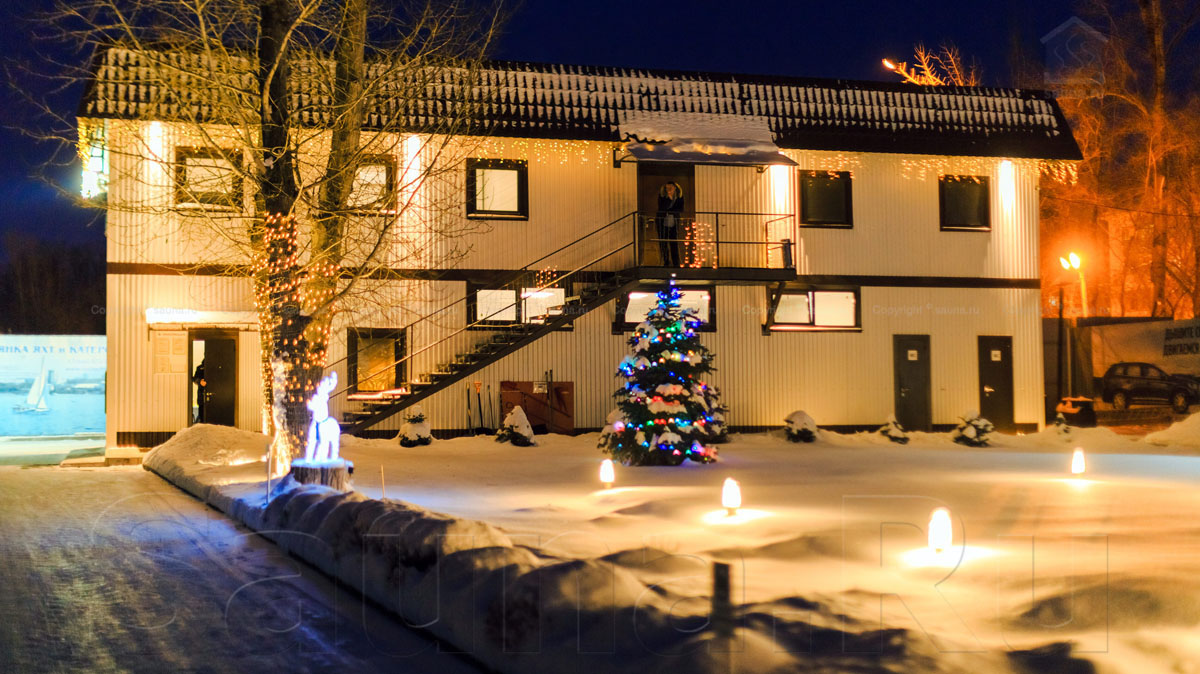 Банный комплекс на воде Ласточка
