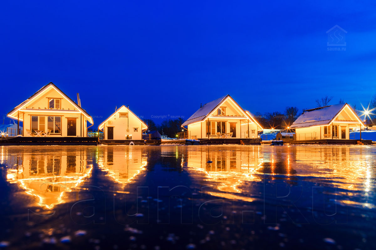 Банный комплекс на воде Ласточка